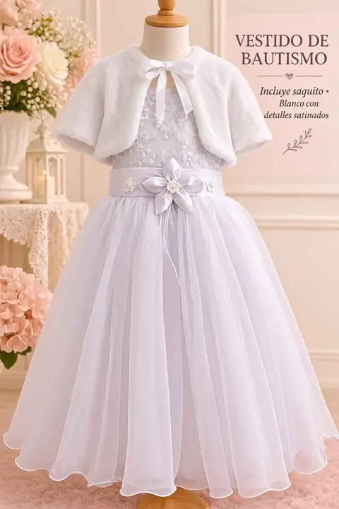 Vestido para bautizo comunion o boda