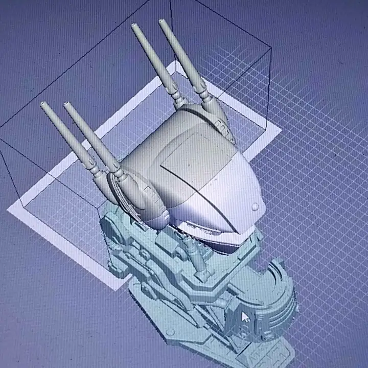 Bustos Robotech 3d 42cm(sin pintar ,son 4 modelos)