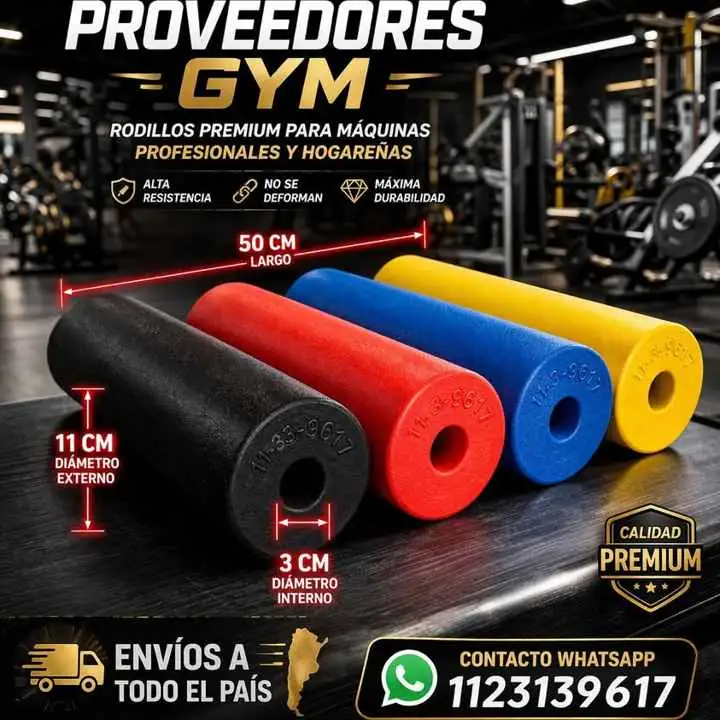 Fabricante de, Rodillos gym premium poliuretano