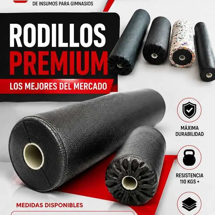 Rodillos premium para gimnasios