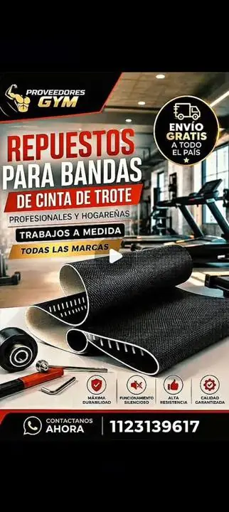 Repuestos bandas cintas
