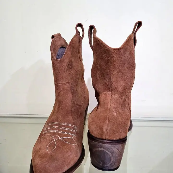 Botas gamuza marron N°38
