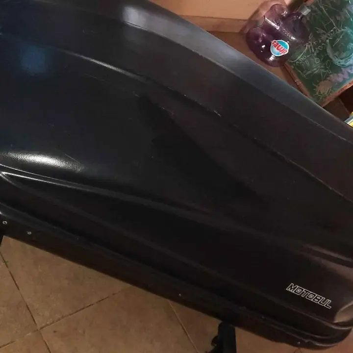 Baúl aerodinamico reforzado 500 litros + barrales de aluminio reforzados impecable