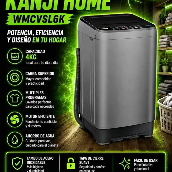 Lavarropa KANJIHOME 4KG