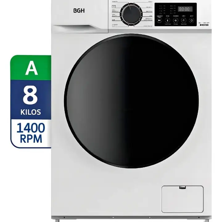 Lavarropas BGH 8kg inverter