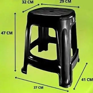 Banqueta reforzada/banquito/plastico reforzado x 12 unidades