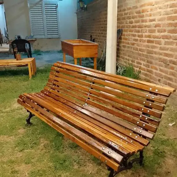 Calidad Premium. Banco de plaza Madera dura eterno de lapacho 299.mil banco colonial 180mil
