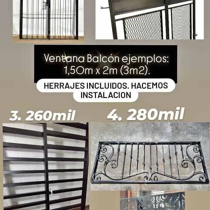Oferta Reja, porton, Cerramientos, herrería y carpintería