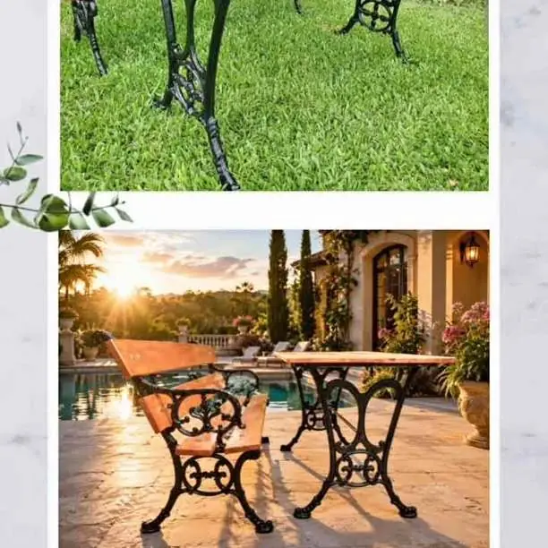 Nuestra Fábrica de juegos de jardin y pérgolas. Banco y mesa colonial 254mil. Reyes de Zona sur