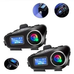 Intercomunicador Moto Q58max X2 Radio Fm Pantalla Ip6x