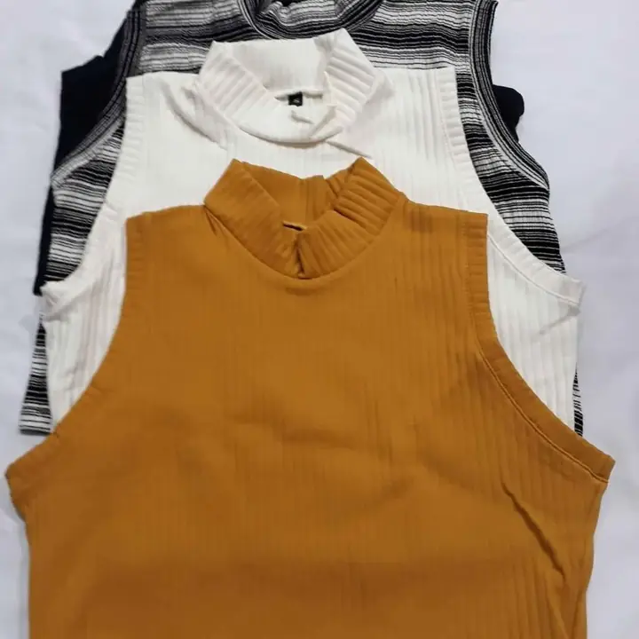 Musculosas media polera de morley talles S, M, L