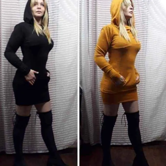 Vestidos de lanilla inportada