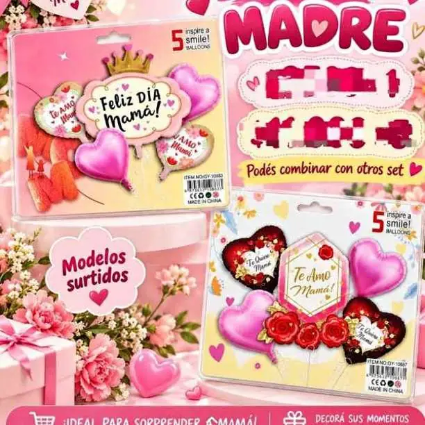 Set globos para el día de la madre