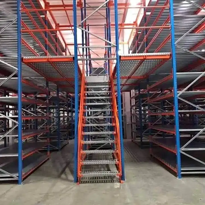 Entrepisos con racks industriales