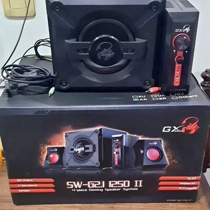 Parlante Genius gaming 2.1 gx