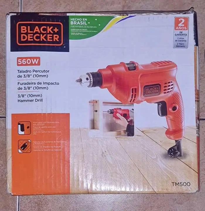 Taladro black decker 5600w 3/8" 10 mm