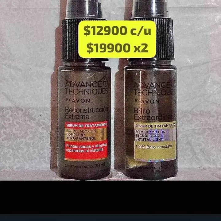 Serums capilares 30ml advance techniques Avon