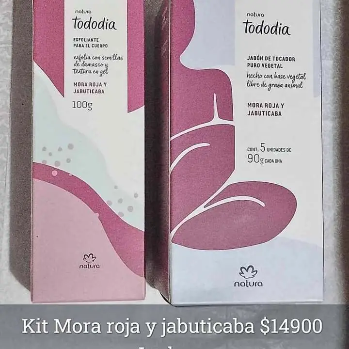 Kit en promo Mora roja y jabuticaba
