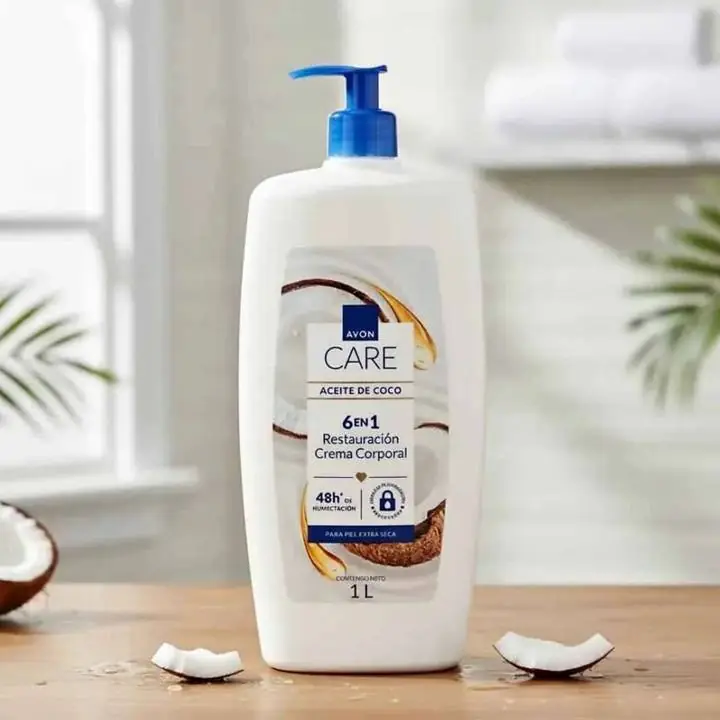 Crema corporal Avon care aceite de coco 1L