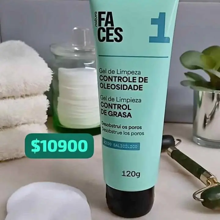 Jabón líquido de limpieza facial Faces Natura