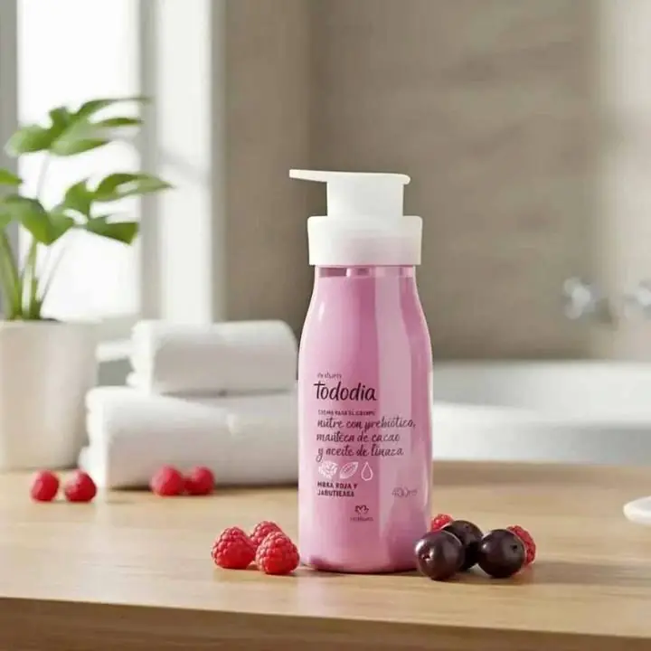 Crema corporal mora roja y jabuticaba Natura 400ml