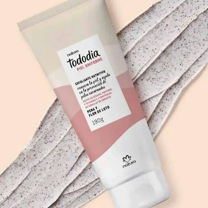 Exfoliante pera y flor de loto. Piel uniforme Natura