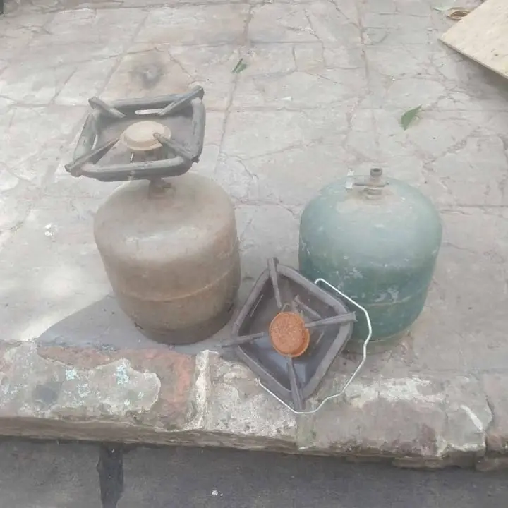 Garrafas de 3 kilos con hornalla