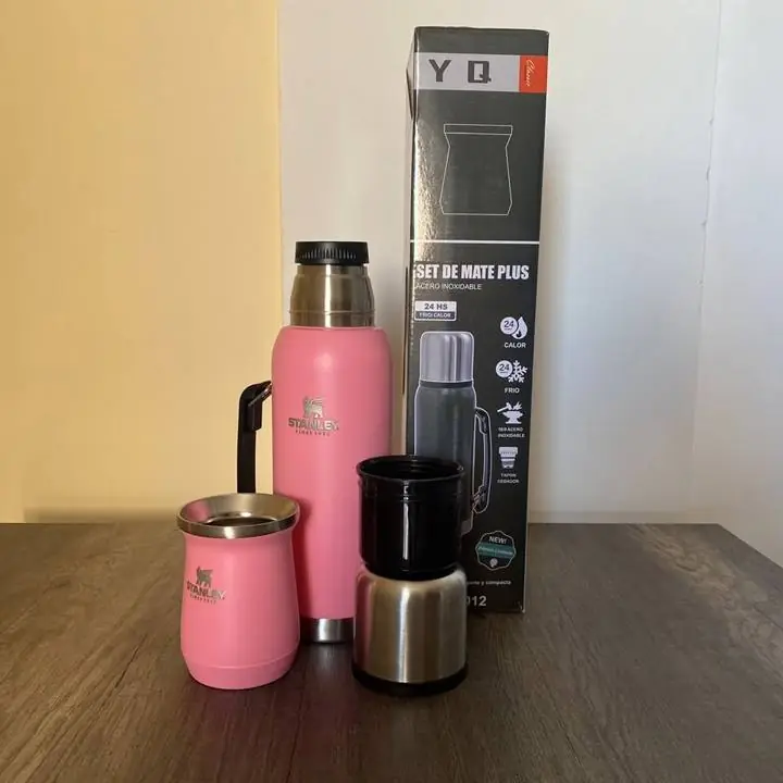 Termo acero + mate 1L