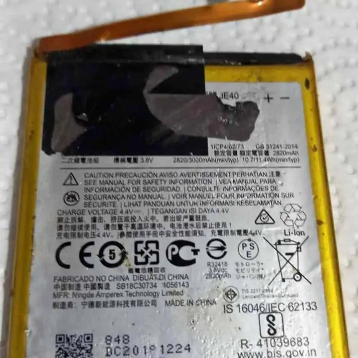 Motorola G7 play/ moto one bateria original