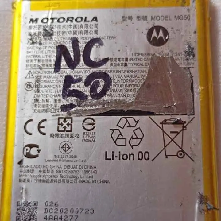 Moto G41 batería original sacada de equipo 100%