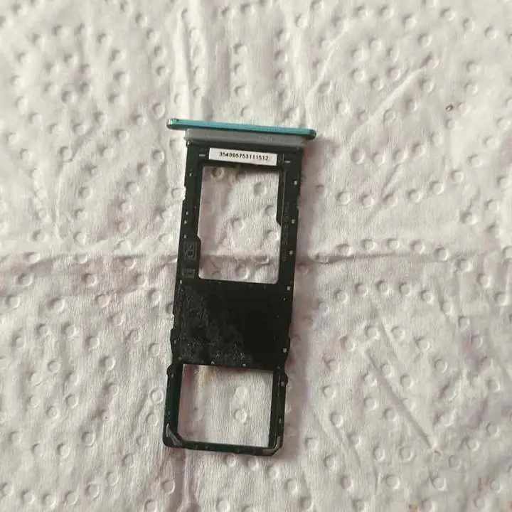MOTO E20 porta sim y SD ORIGINAL (celeste)