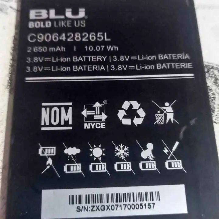 Bateria blu bold like us