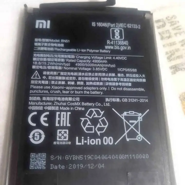 Xiaomi Redmi 8 bateria original