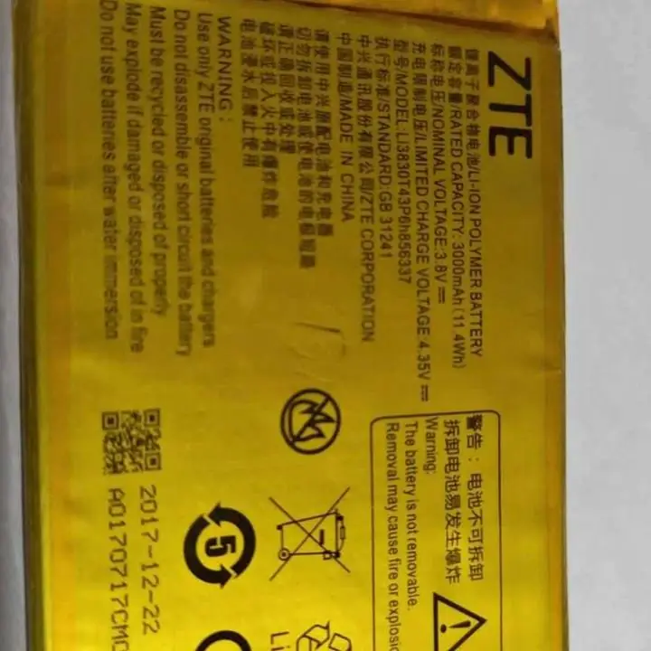 ZTE blade S6 plus original sacada de equipo