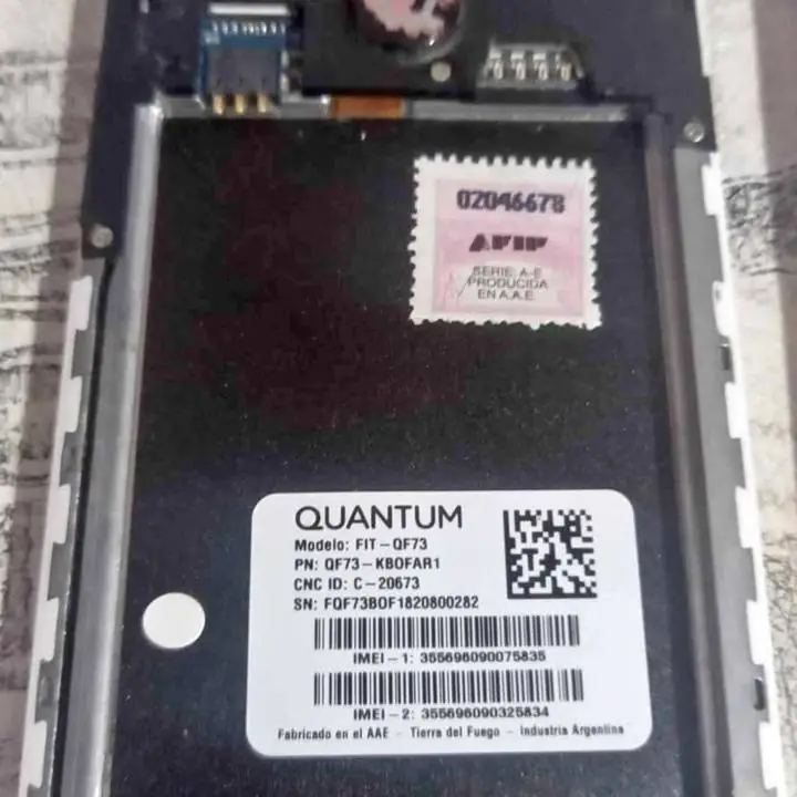 Quantum fit QG73 libre doble sim sin bateria (modulo roto)