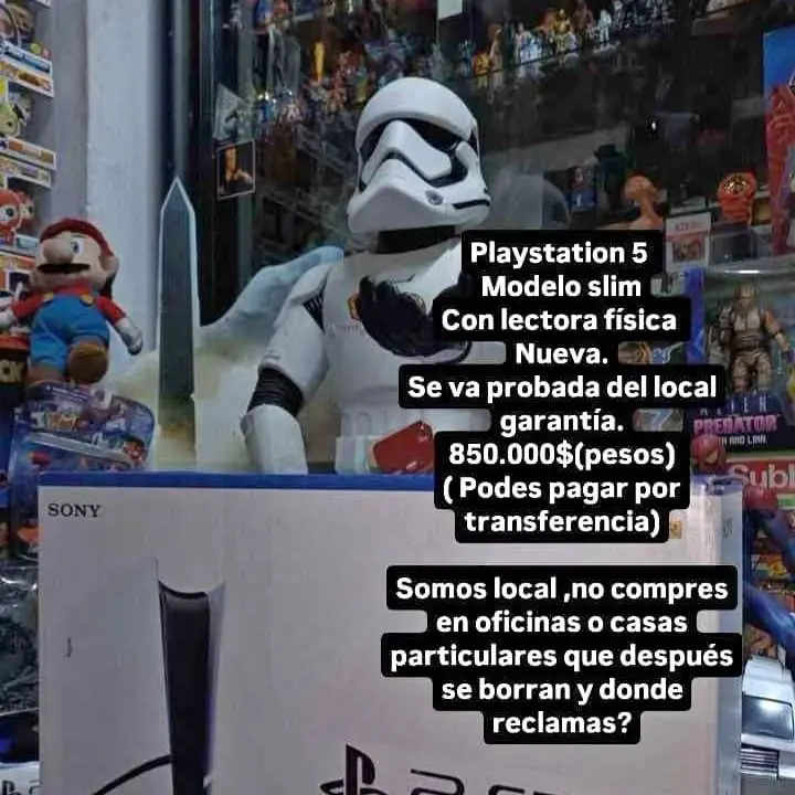 PlayStation 5 soy local ! Slim con lectora