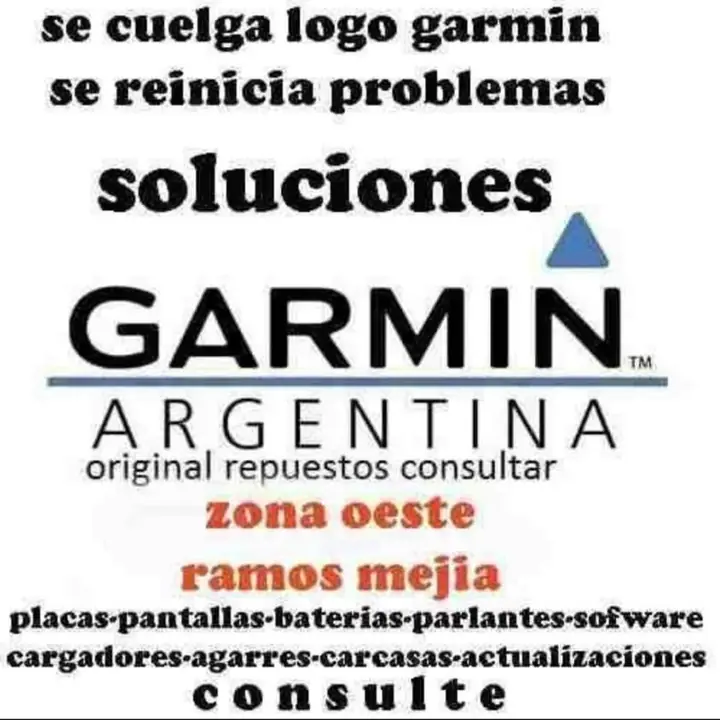 Reparaciones y repuestos para GPS Garmin varios modelos