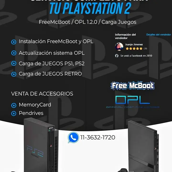 Flasheo PlayStation 2 PS2 OPL FreeMCBoot