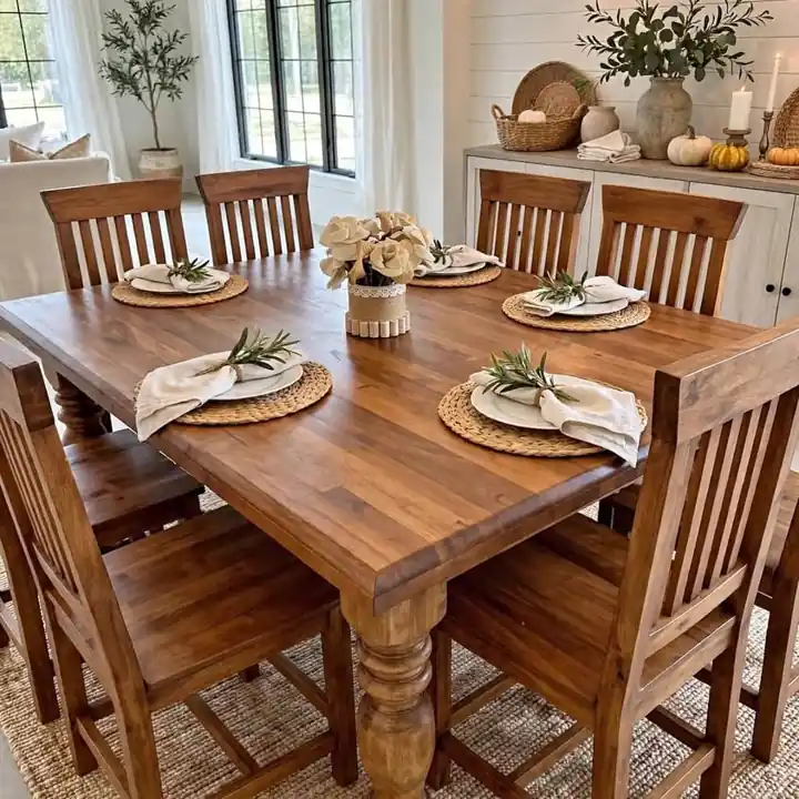 Juego de comedor 1,40x1,40 mts + 8 sillas a elección