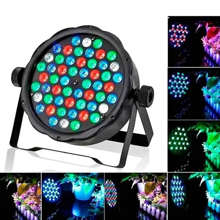 Luz proton 54 LED RGB audioritmico C/dmx