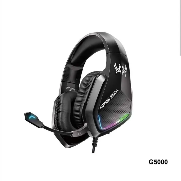 Auricular gamer con 3.5MM + USB + cable 1 a 2