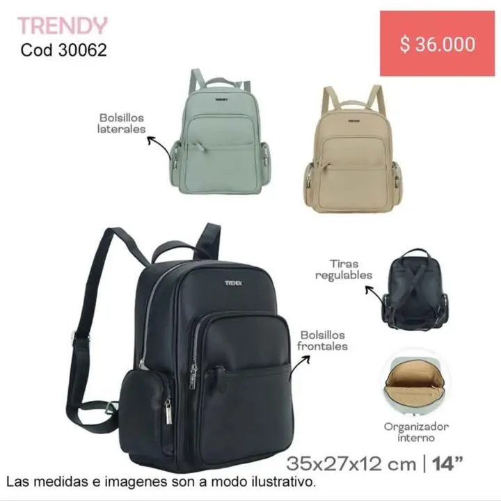 Mochilas varias. Día de la madre.Pedido llega el 02/10/25