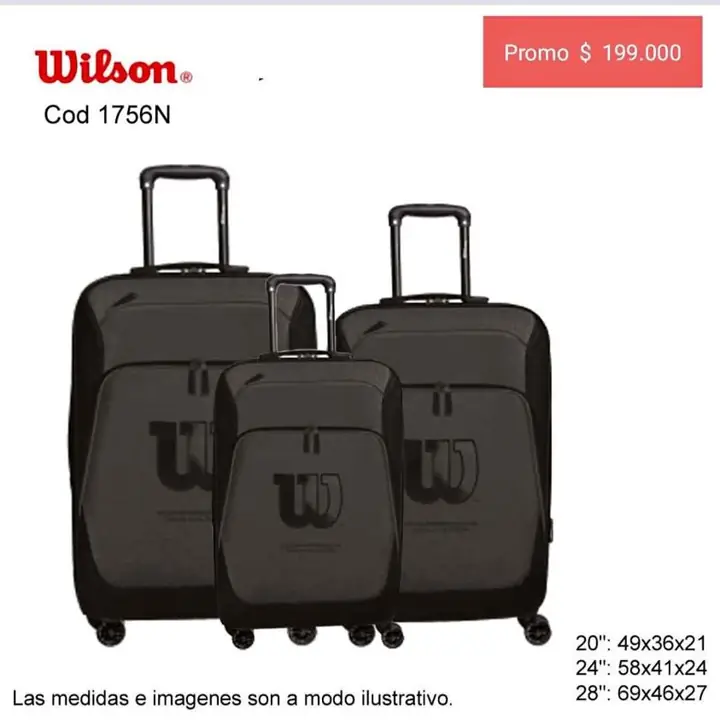 Valijas en SET y bolsos agosto 2026