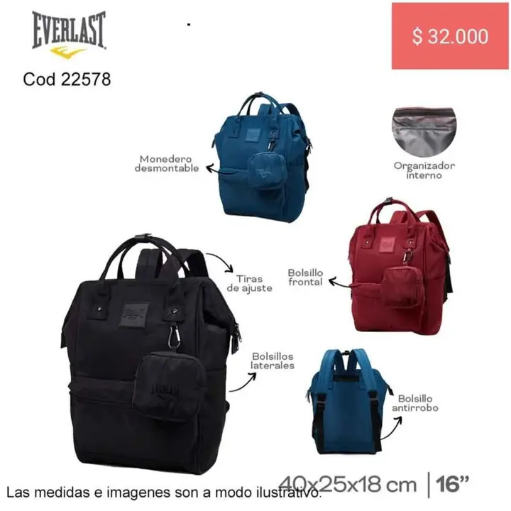 Carteras & mochilas. boca de pez. Pedido llega el 11/05/25