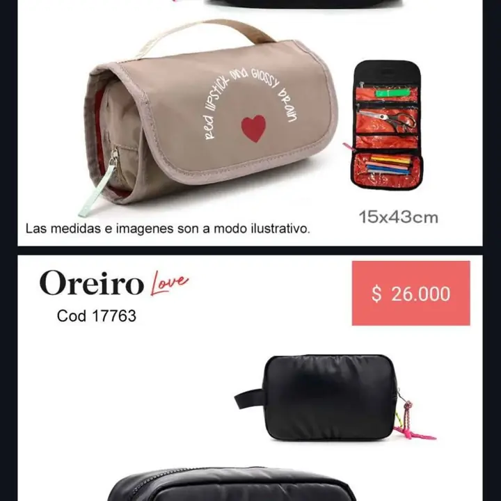 Cartucheras varias tenés. Pedido llega el 13/2/25