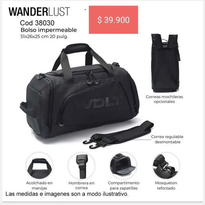 Bolsos & accesorios hombre. Abril 2025