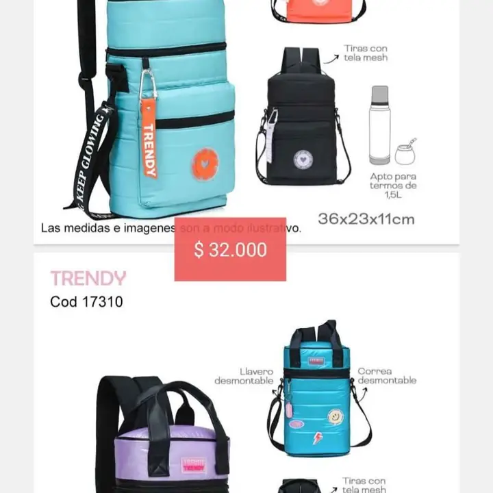 Materos y accesorios las Oreiro. Pedido llega el 13/02/25