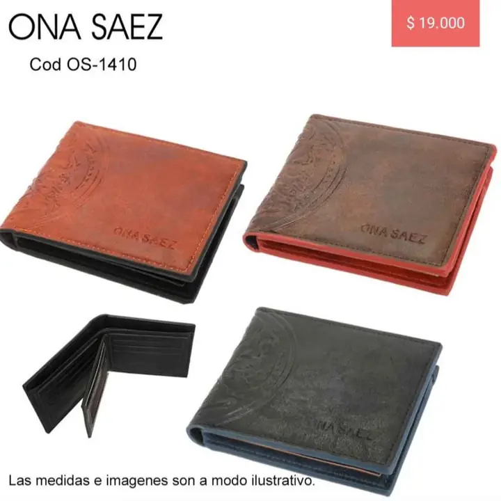 Billeteras hombre Ona . Febrero 2026