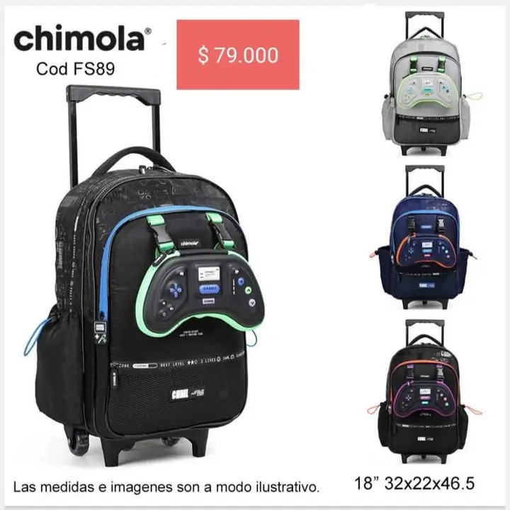 Mochilas para ellos. para el