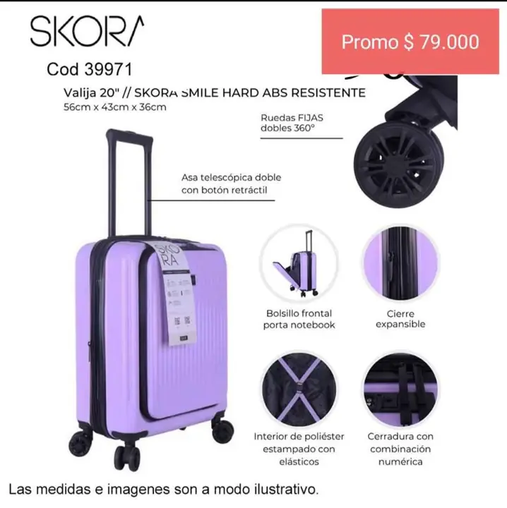 Valijas 29 pulgadas. Pedido llega el 19/09/25